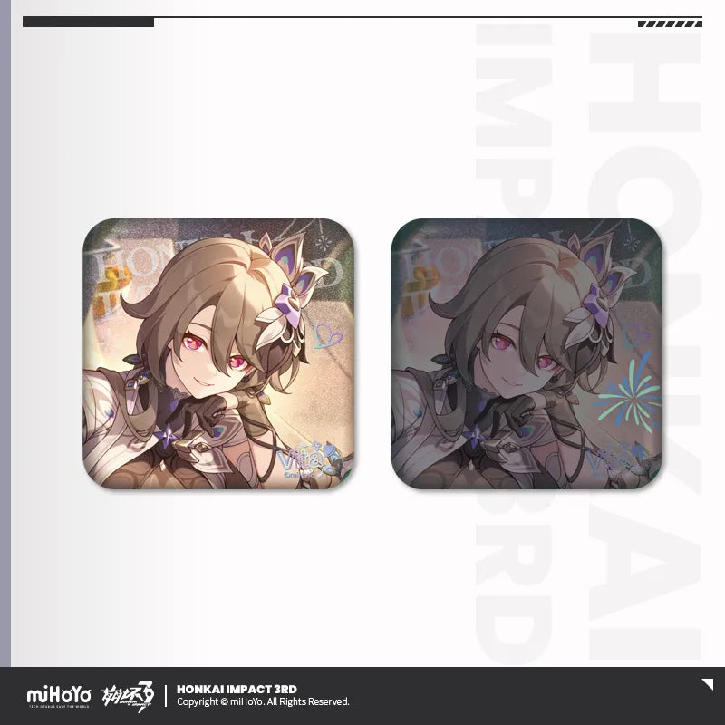 honkai impact 3rd thousand faced maestro series tinplate badge ACG GO