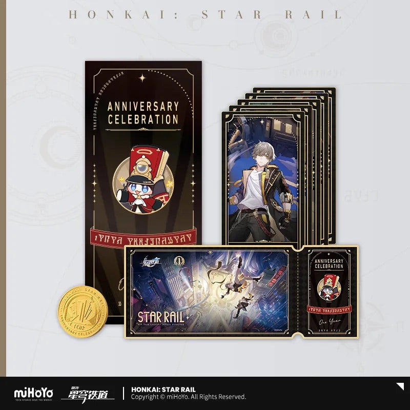 honkai star rail 1st anniversary collectible card set ACG GO