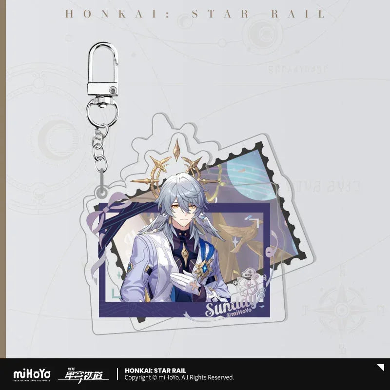 Honkai: Star Rail Autumn Festival Series Acrylic Keychain Sunday ACG Go Anime www.acg-go.com Caelus, Pendant & Keychain, Robin, Stelle, Sunday, Trailblazer