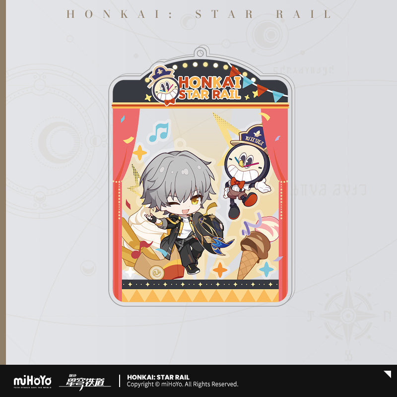 honkai star rail autumn festival series chibi happy shake keychain ACG GO