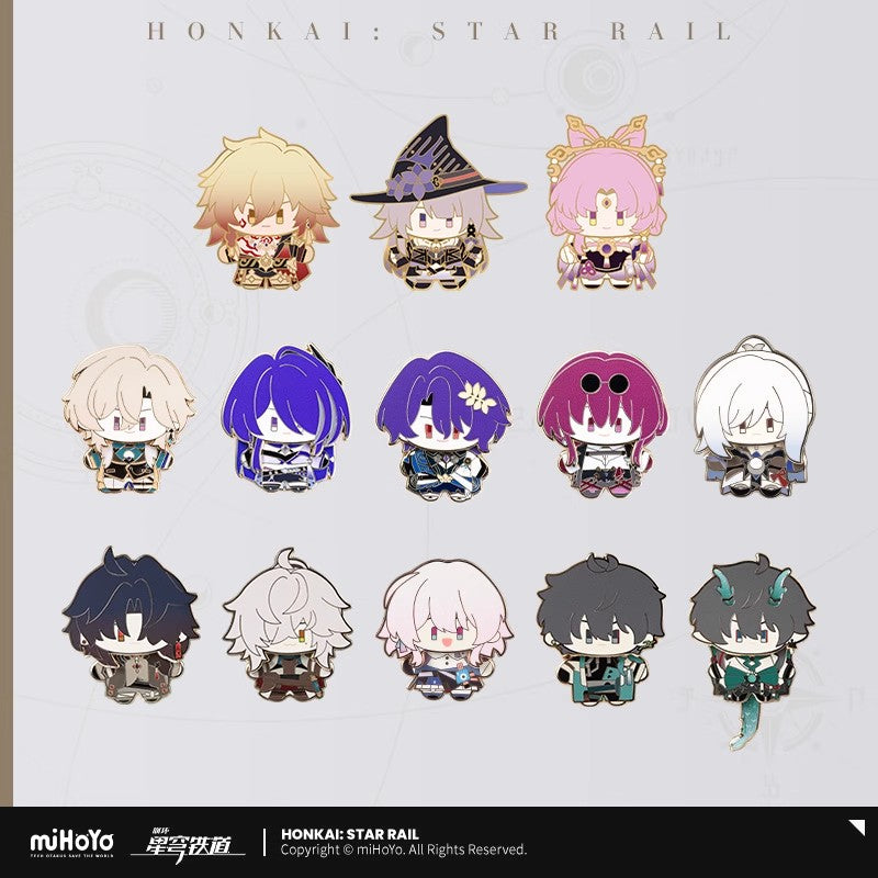 honkai star rail chibi doll series tinplate badge ACG GO