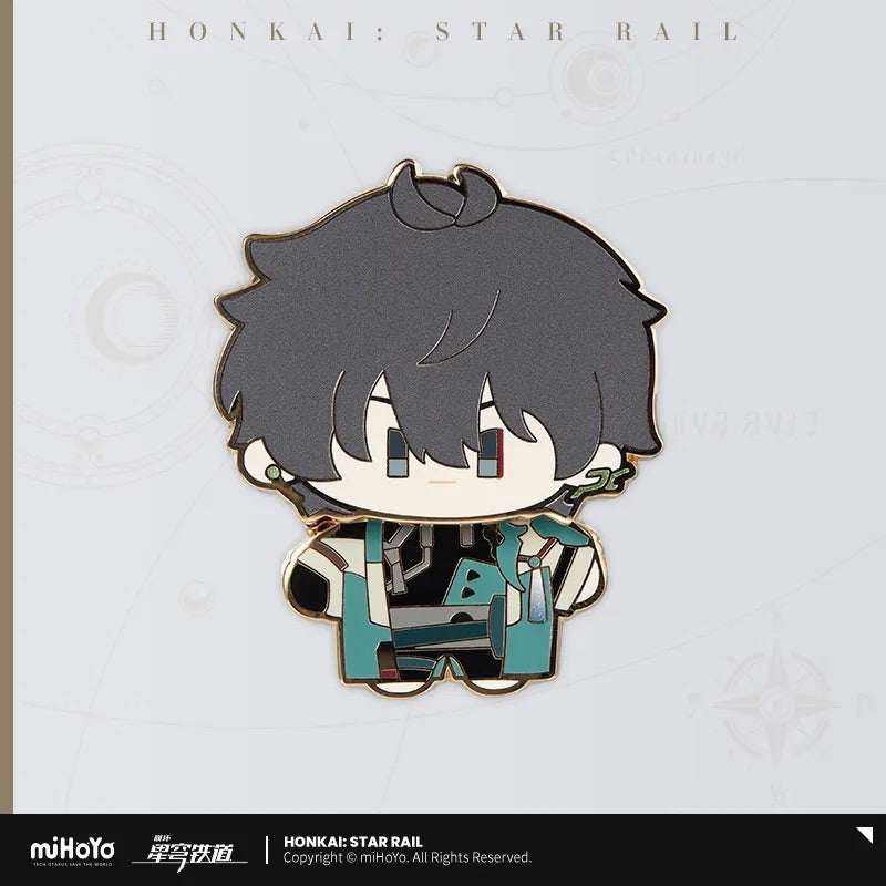 honkai star rail chibi doll series tinplate badge ACG GO
