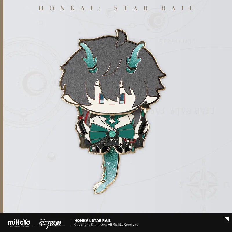 honkai star rail chibi doll series tinplate badge ACG GO