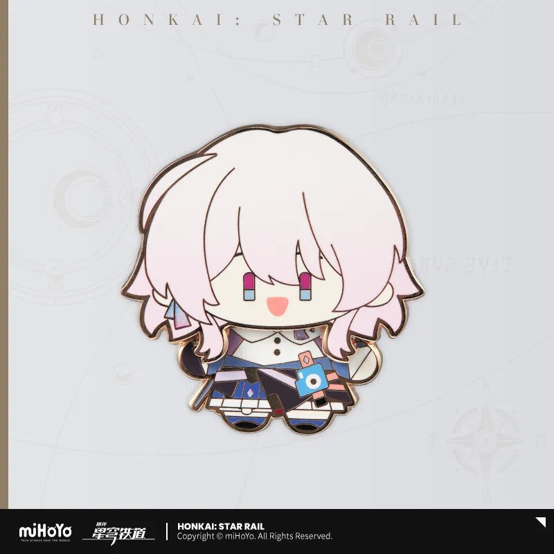 honkai star rail chibi doll series tinplate badge ACG GO