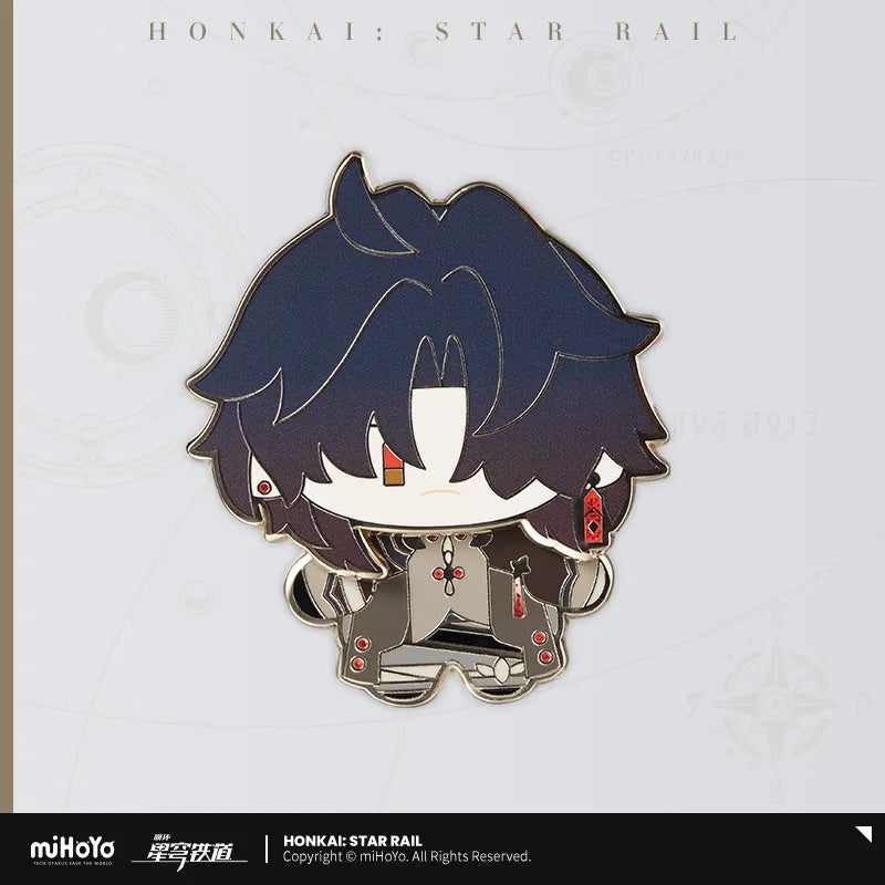 honkai star rail chibi doll series tinplate badge ACG GO
