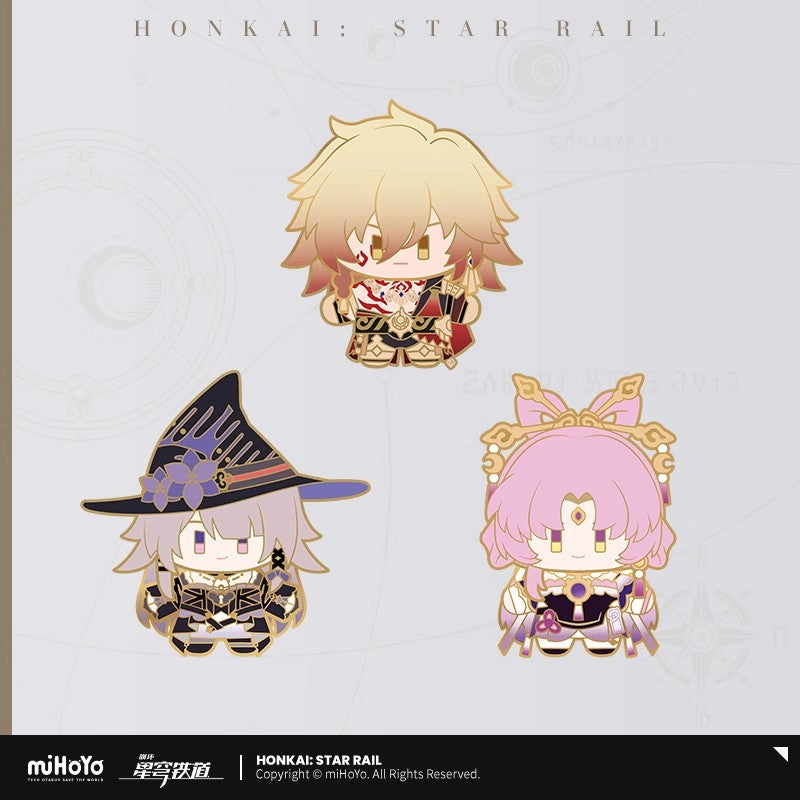 honkai star rail chibi doll series tinplate badge ACG GO
