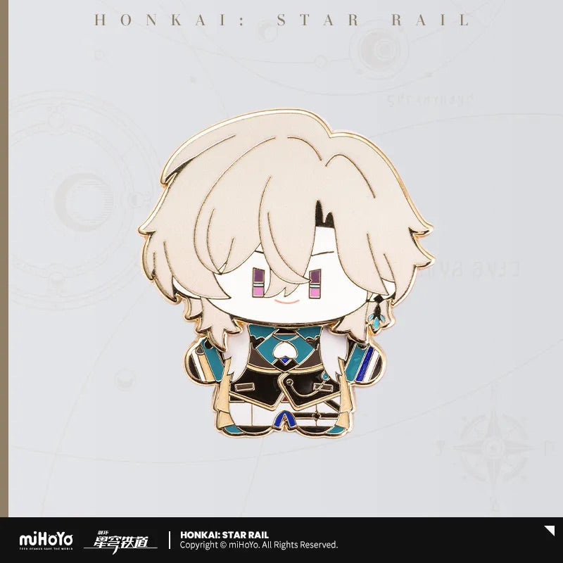 honkai star rail chibi doll series tinplate badge ACG GO