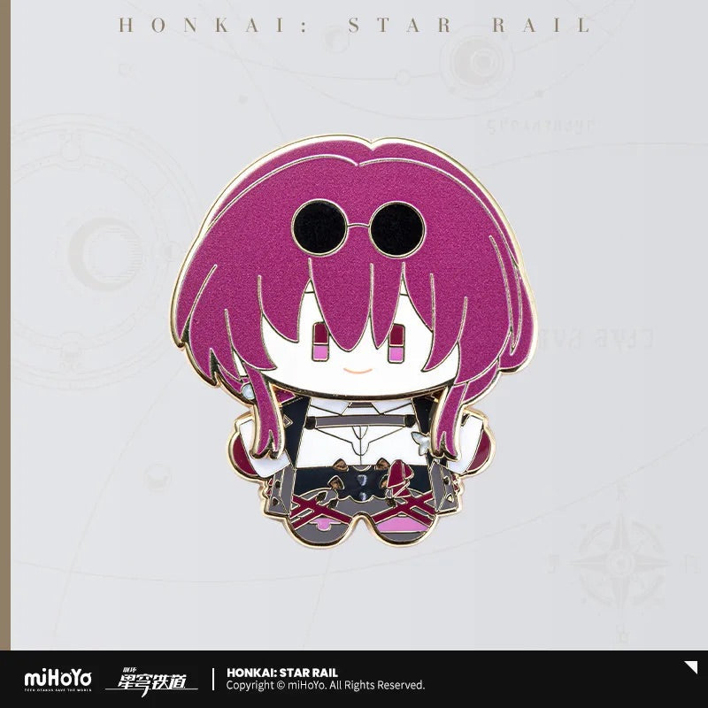 honkai star rail chibi doll series tinplate badge ACG GO