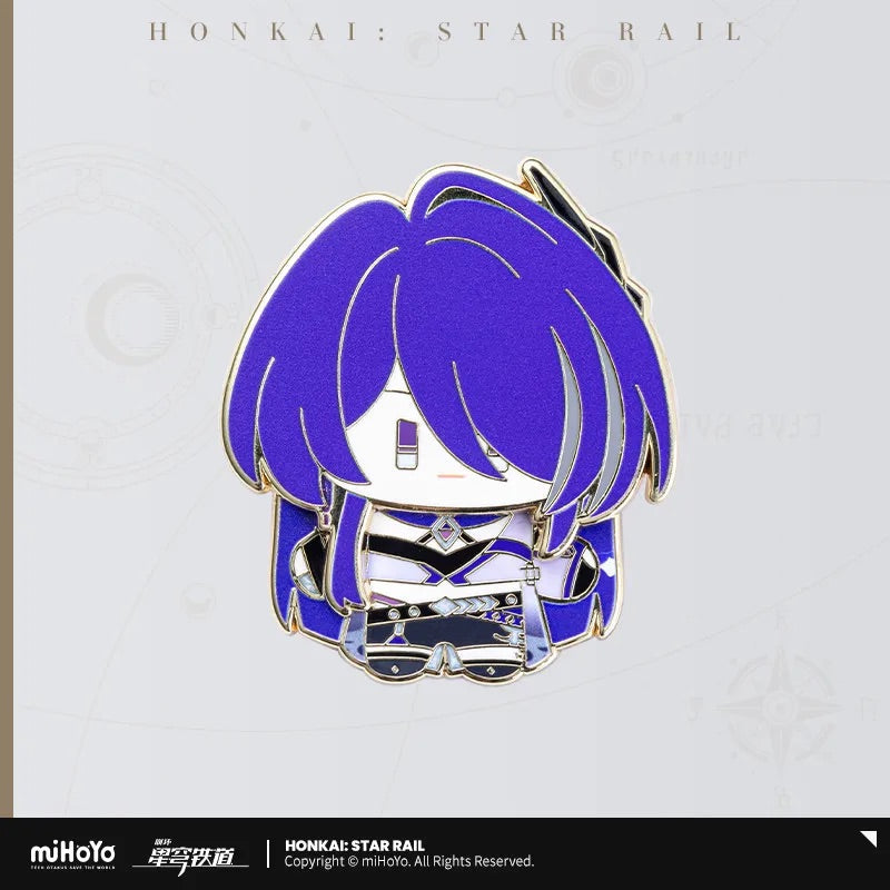 honkai star rail chibi doll series tinplate badge ACG GO
