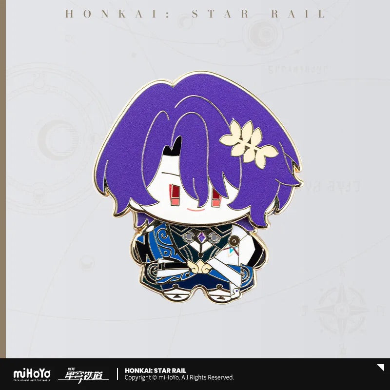 honkai star rail chibi doll series tinplate badge ACG GO