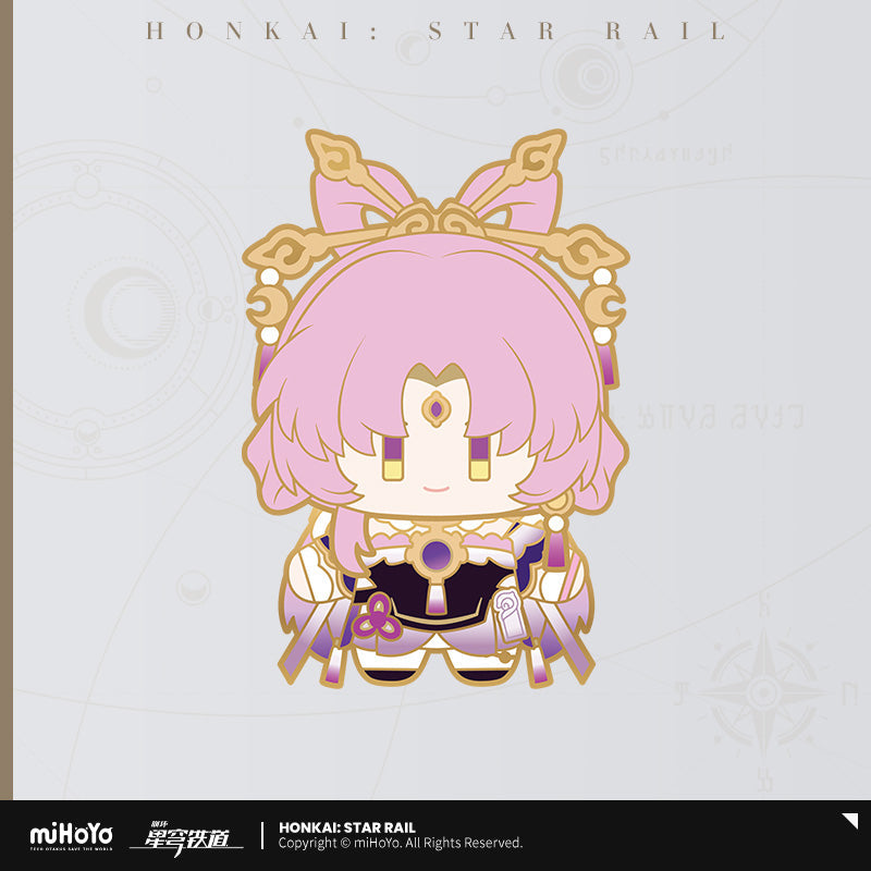 honkai star rail chibi doll series tinplate badge ACG GO