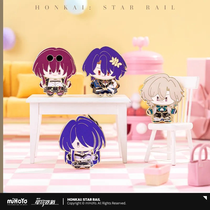 honkai star rail chibi doll series tinplate badge ACG GO