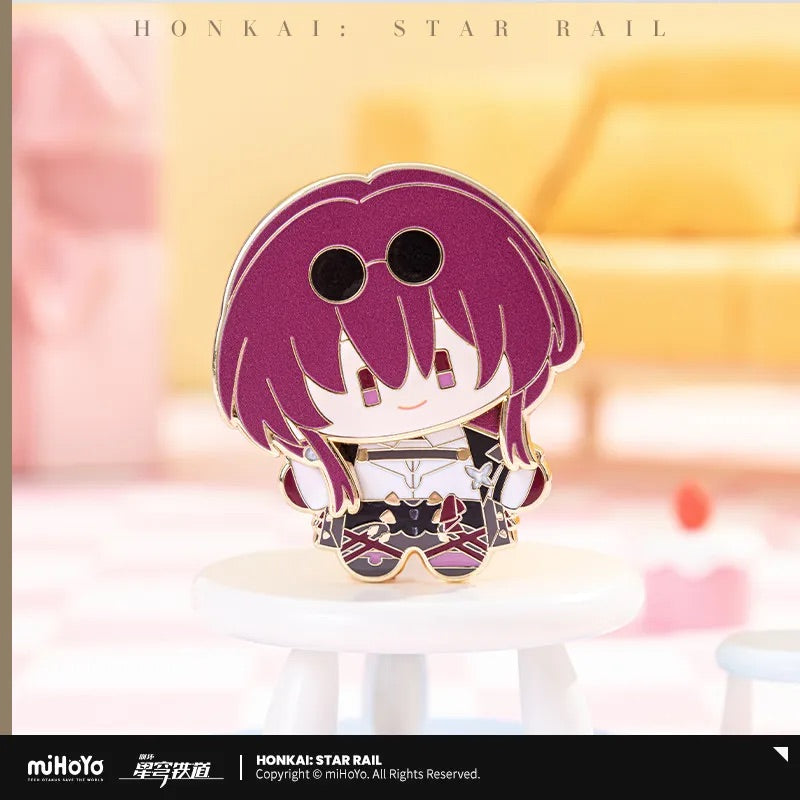 honkai star rail chibi doll series tinplate badge ACG GO