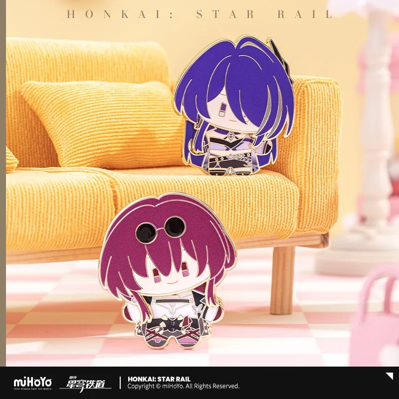 honkai star rail chibi doll series tinplate badge ACG GO