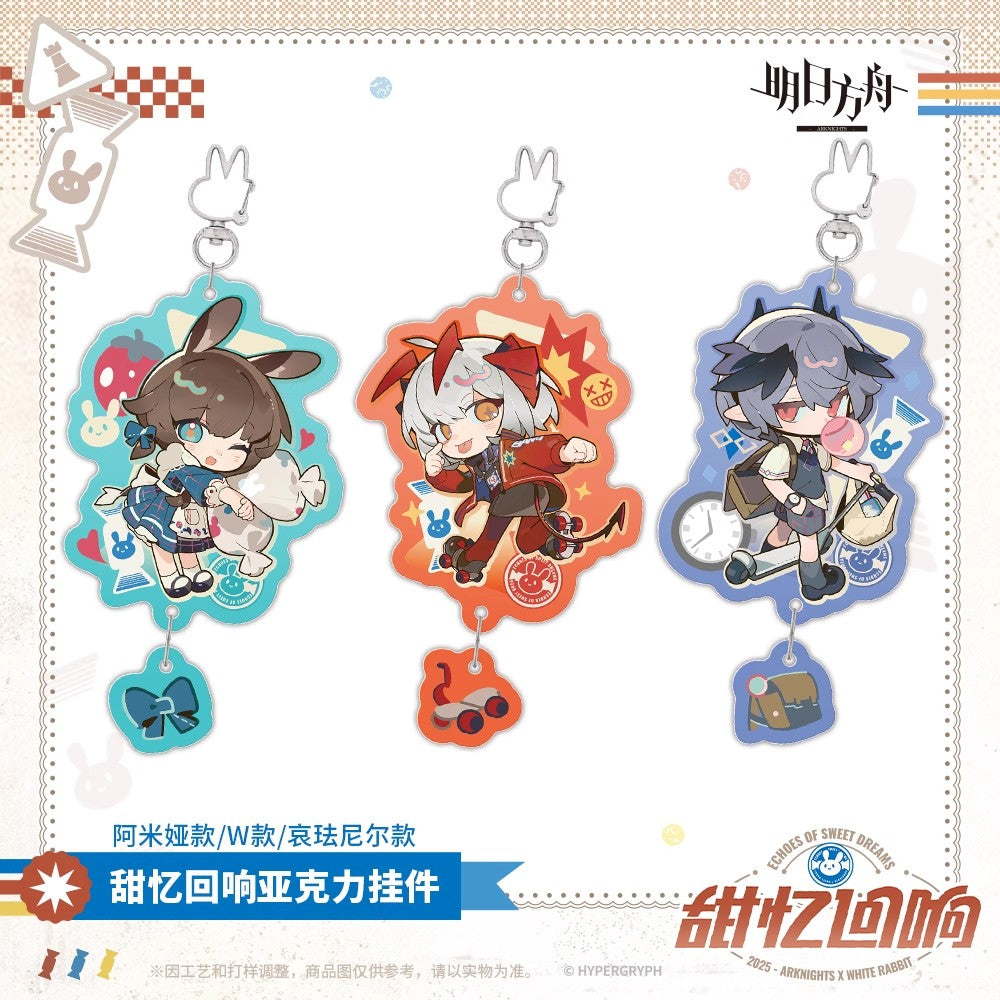 Sweet Memories Series Acrylic Keychain (Amiya, W, Aefanyl)