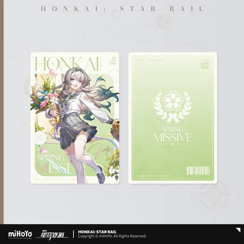 Firefly Spring Missive Series Merch Honkai: Star Rail Card ACG Go Anime www.acg-go.com Art Decor, Badge, Firefly, Pendant & Keychain, Stand