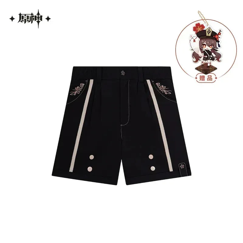 Genshin Impact Hutao Theme Series Shorts Black / S ACG Go Anime www.acg-go.com Apparel, Hu Tao, Shorts