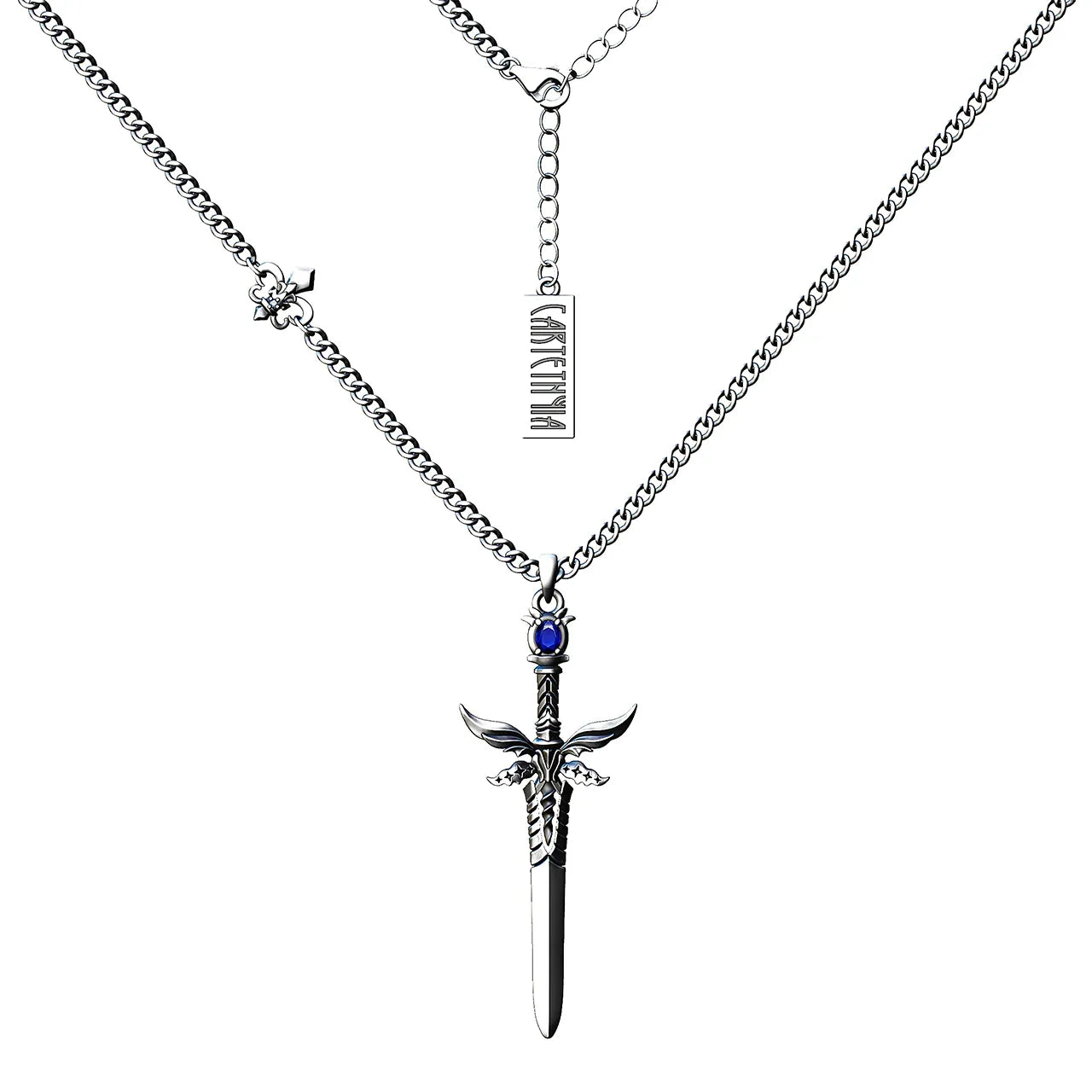 Cartethyia Impression Necklace Wuthering Waves Divine Rights Sword Tilfin ACG Go Anime www.acg-go.com Apparel, Cartethyia
