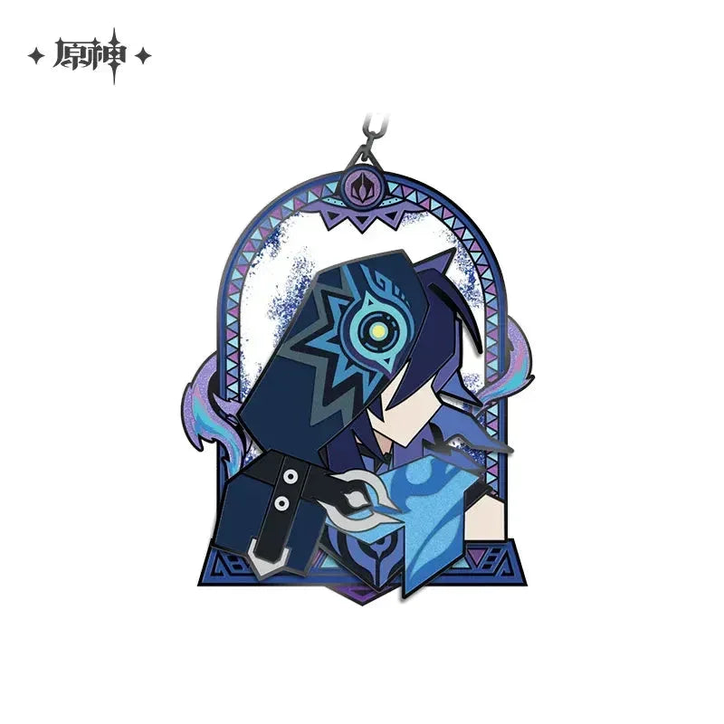 Genshin Impact Iktomi Spiritseeking Scrolls Series Glitter Quicksand Metal Badge Ororon ACG Go Anime www.acg-go.com Badge, Citlali, Ororon