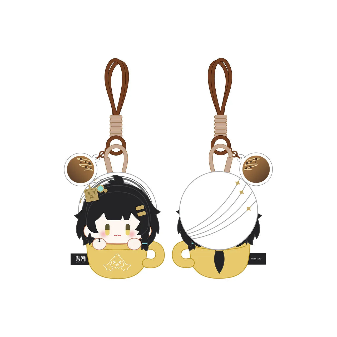 Wuthering Waves When the Skies Align Theme Rover Coffee Cup Plush Keychain Female Rover ACG Go Anime www.acg-go.com Female Rover, Male Rover, Pendant & Keychain, Plush, Wuthering Waves