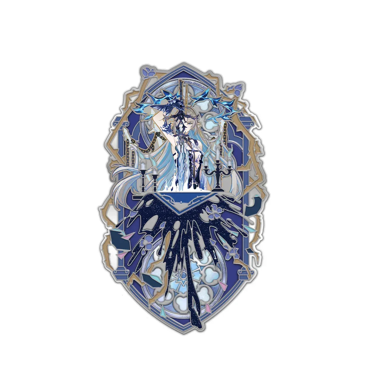Wuthering Waves Inverted Series Collection Metal Badge Fleurdelys ACG Go Anime www.acg-go.com Badge, Cantarella, Cartethyia, Fleurdelys, Rover