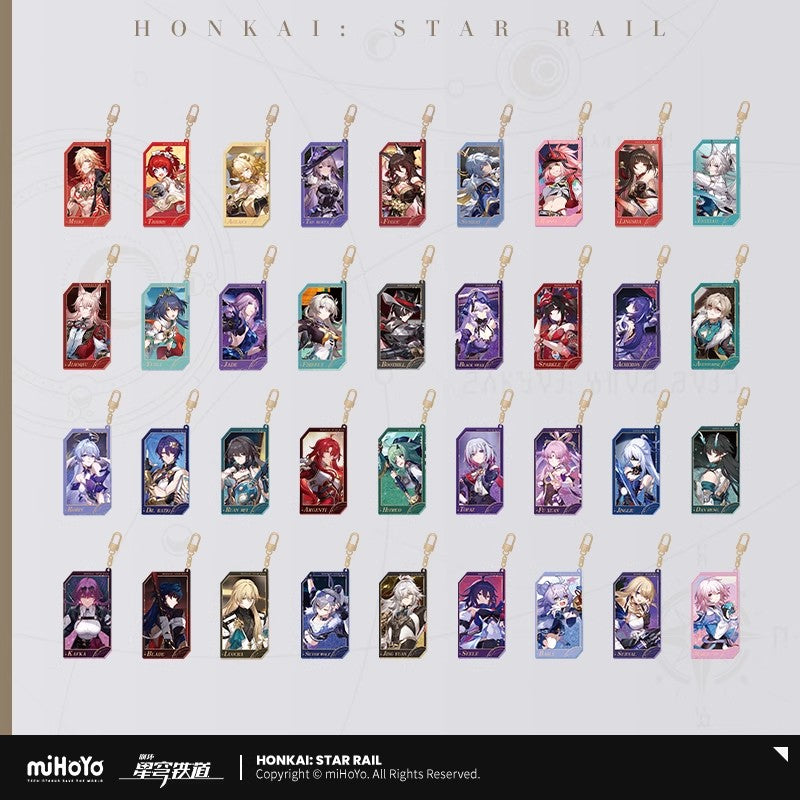 invitation from the stellar series quicksand acrylic keychain ACG GO