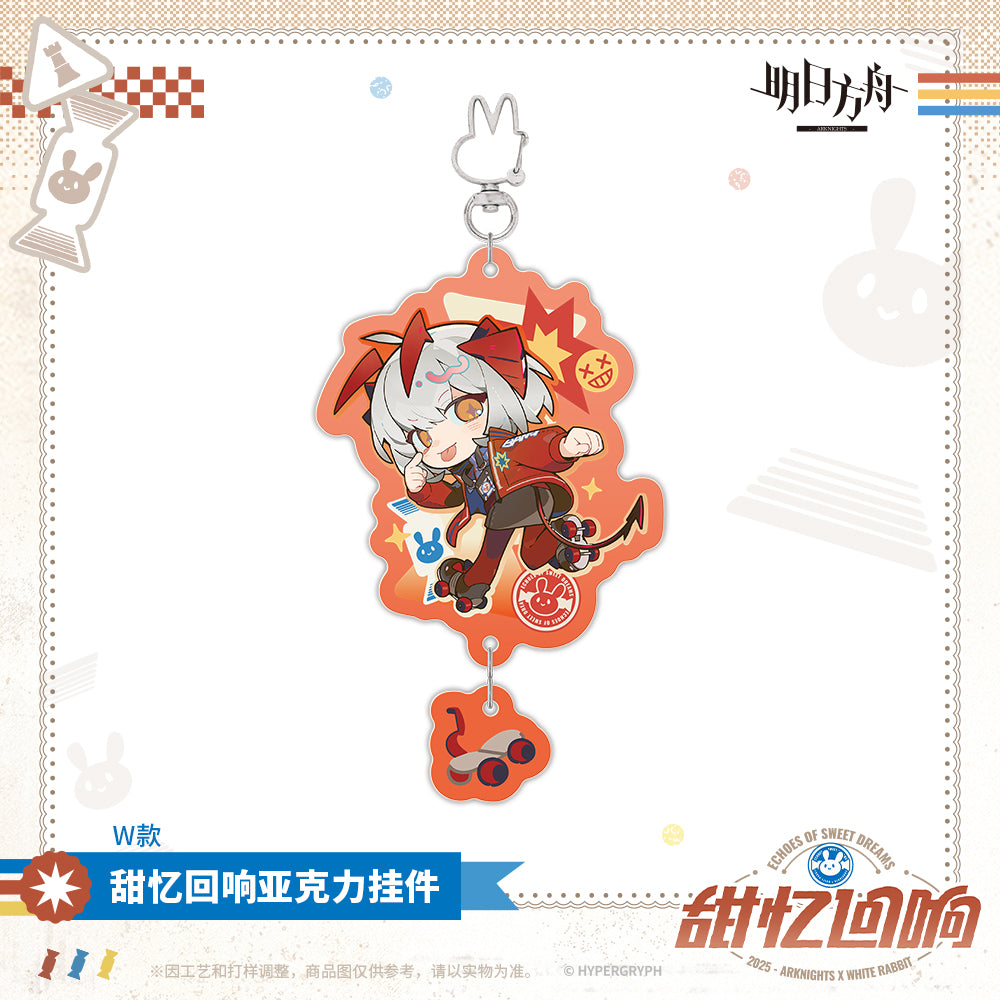 Sweet Memories Series Acrylic Keychain (Amiya, W, Aefanyl)