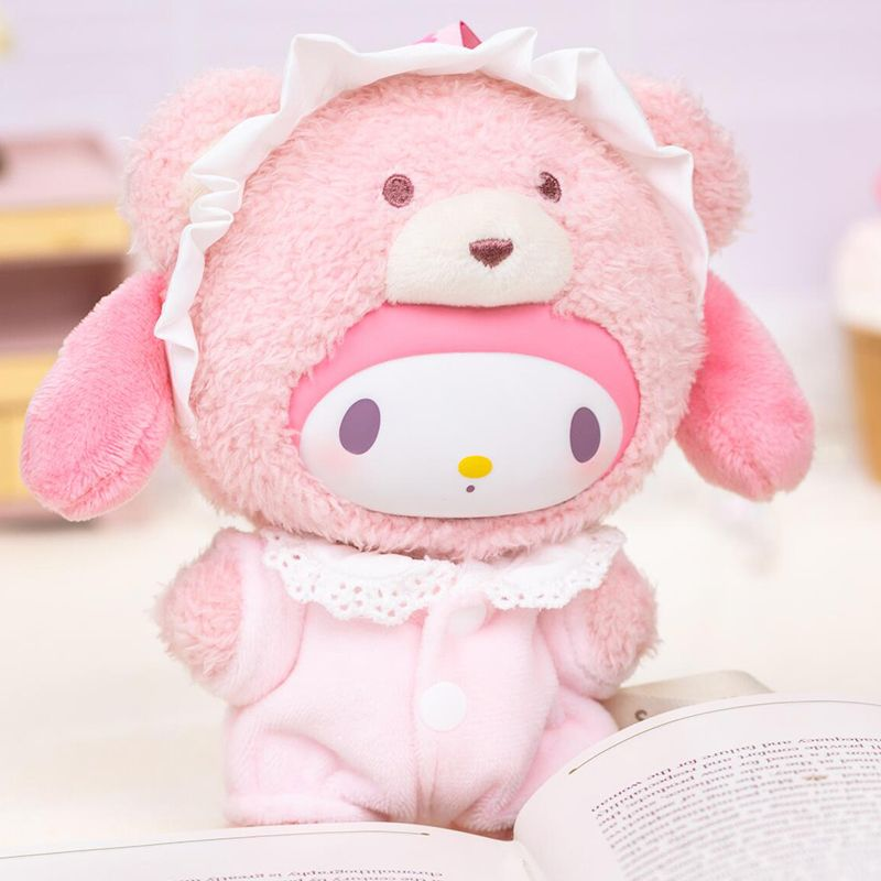 Sanrio Characters Latte Baby Series Plush Keychain Mystery Box