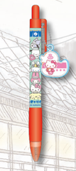 Sanrio Characters Onsen Series Ballpoint Pen With Acrylic Parts