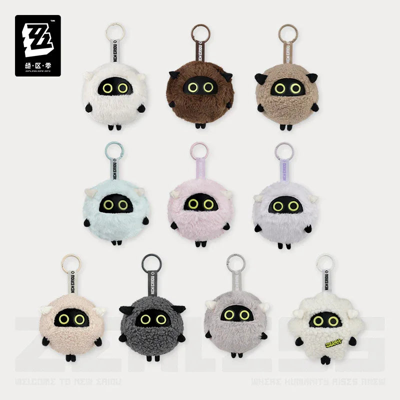 Bleating Good Time Series Sheepboo Vinyl Plush Keychain Mystery Box Zenless Zone Zero All Set (9 pcs) ACG Go Anime www.acg-go.com Mystery Box, Pendant & Keychain, Zenless Zone Zero
