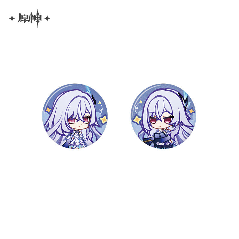 Genshin Impact Skirk Mini Badge Set (Not For Sale)