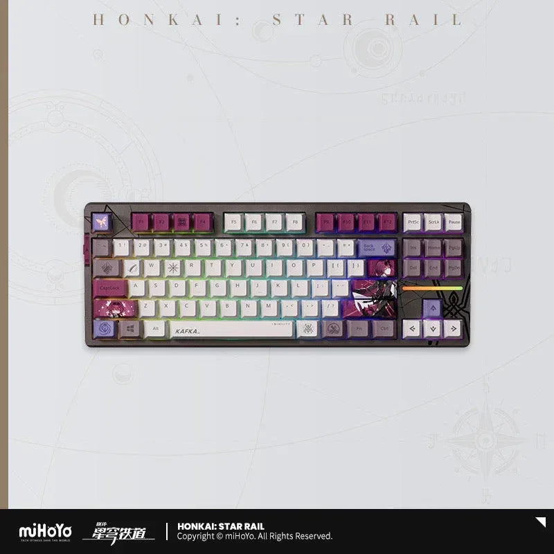 Honkai: Star Rail Kafka Mechanical Keyboard 87Keys: Golden Autumn KeySwitch ACG Go Anime www.acg-go.com Kafka