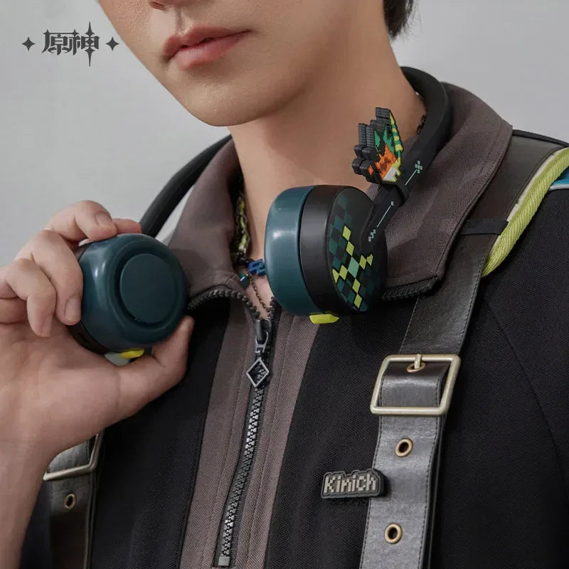 Kinich Theme Impression Series Bladeless Neck Hanging Small Fan Genshin Impact Neck Hanging Small Fan ACG Go Anime www.acg-go.com Apparel, Genshin Impact, Household, Kinich