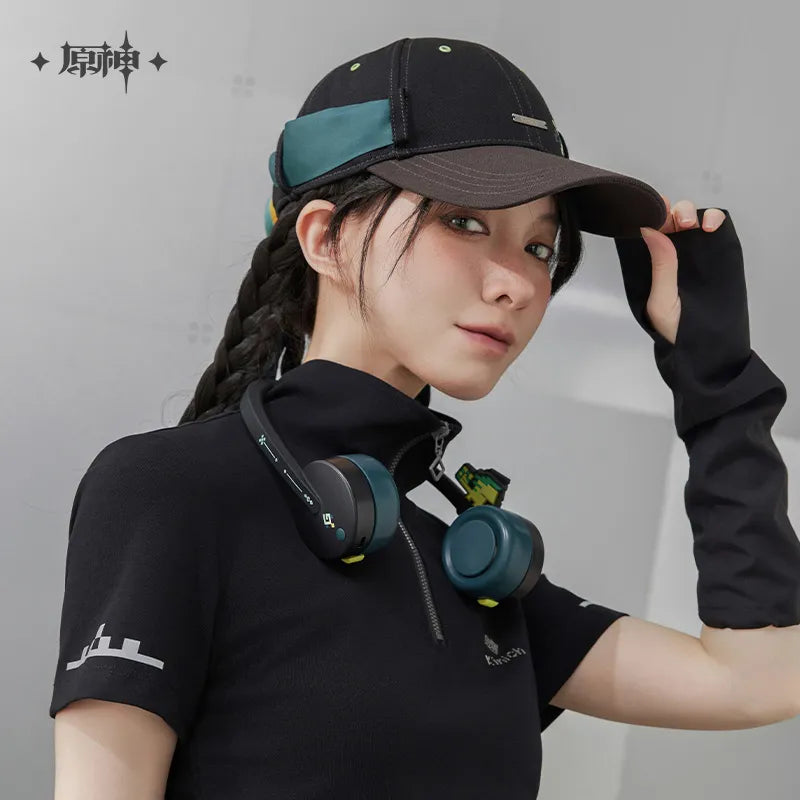 kinich theme impression series ribbon denim baseball cap ACG GO