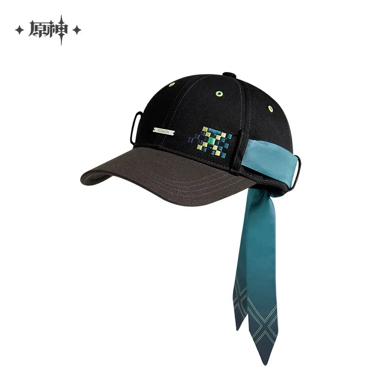 kinich theme impression series ribbon denim baseball cap ACG GO