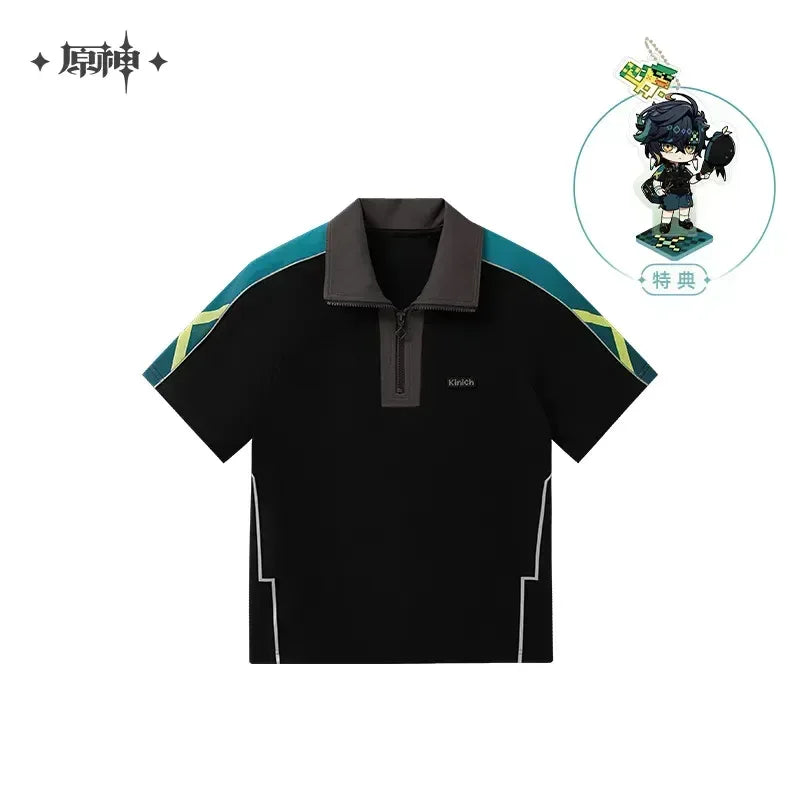 Genshin Impact Kinich Theme Impression Series Short Sleeved POLO Shirt XS ACG Go Anime www.acg-go.com Apparel, Genshin Impact, Kinich