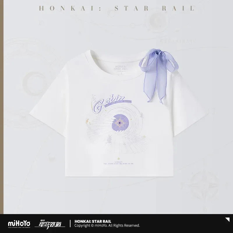 Robin Theme Impression Series T-shirt Honkai: Star Rail White (Short) - M ACG Go Anime www.acg-go.com Apparel, Robin, T-shirt