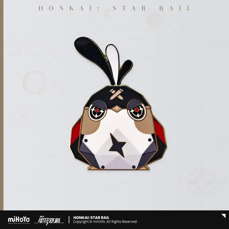 Honkai: Star Rail Owlbert's Reception Room Series Metal Badge BootBird ACG Go Anime www.acg-go.com Aventubird, Badge, Bird Swan, Robird