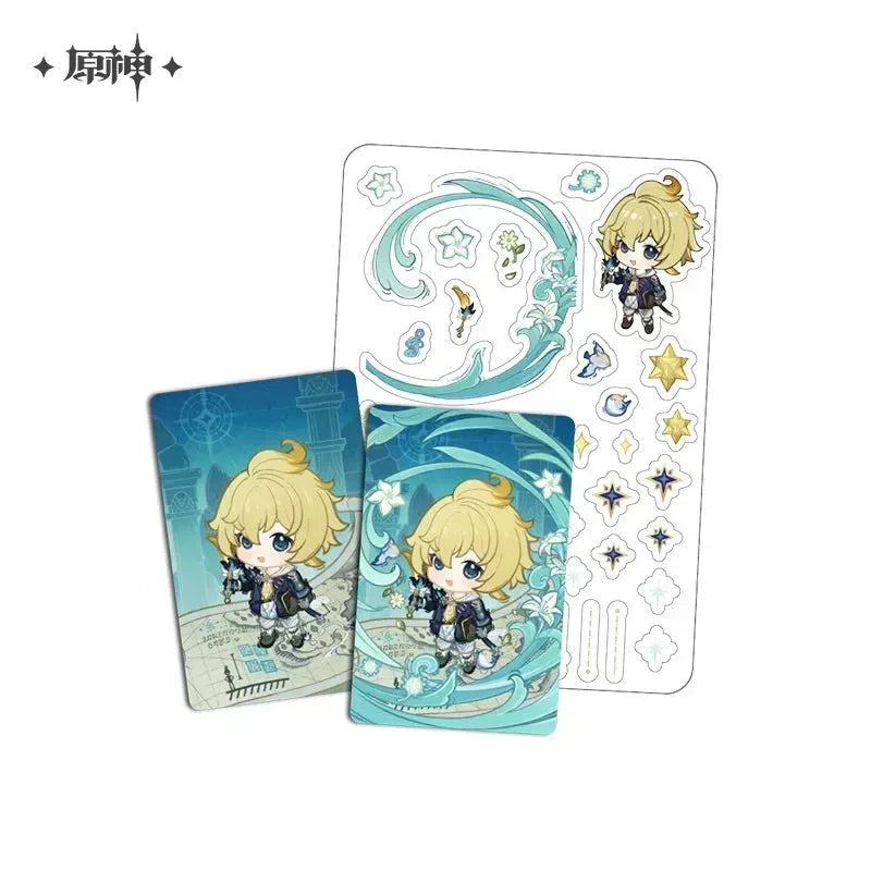 Genshin Impact Letter from the Stars Series Collectible Card Set Mika ACG Go Anime www.acg-go.com Alhaitham, Art Decor, Baizhu, Card, Charlotte, Dehya, Faruzan, Freminet, Furina, Kaveh, Kirara, Lynette, Lyney, Mika, Neuvillette, Wanderer, Wriothesley, Yaoyao