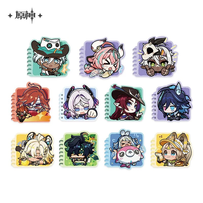 Chibi Character Series Spiral Notebook Natlan