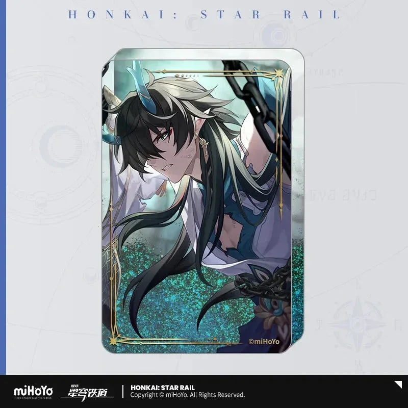Honkai: Star Rail Light Cone Series Glitter Quicksand Acrylic Ornaments Art Decor Brighter Than the Sun ACG Go Anime www.acg-go.com Art Decor, Dan Heng, Glitter, Light Cone, Luocha, Silver Wolf, Yanqing