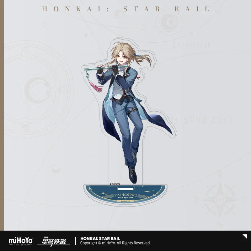 LIVE Series Acrylic Stand Honkai: Star Rail Yanqing ACG Go Anime www.acg-go.com Acheron, Argenti, Aventurine, Castorice, Dr. Ratio, Jing Yuan, Jingliu, Kafka, Robin, Stand, Sunday, The Herta, Yanqing