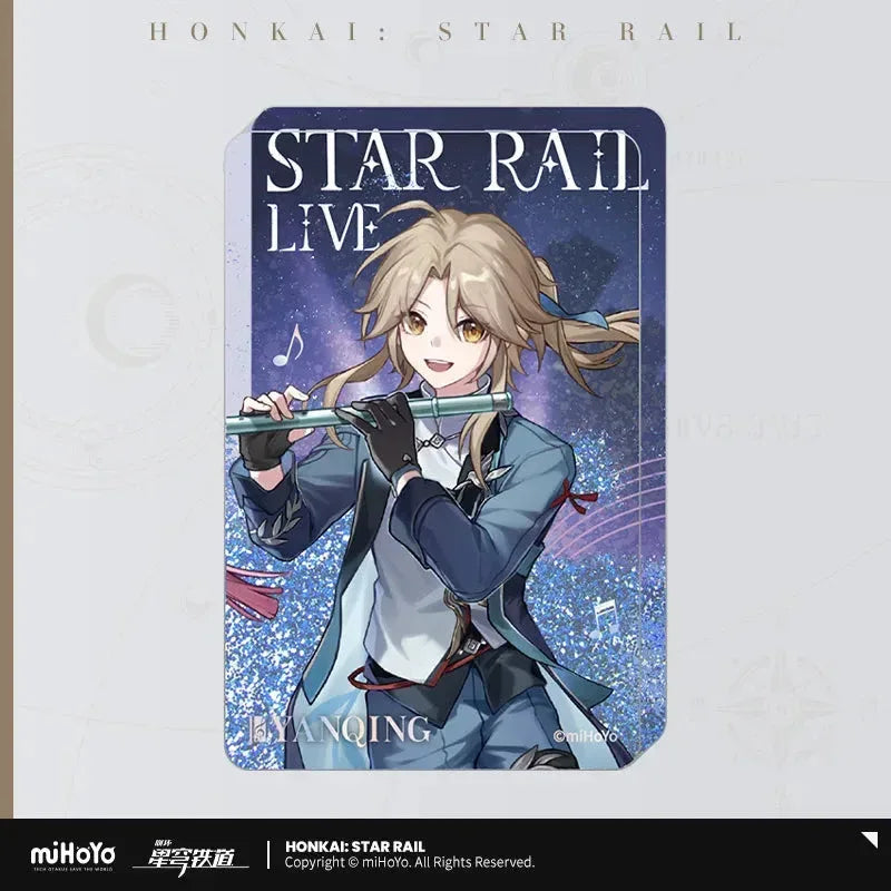 Honkai: Star Rail LIVE Series Glitter Quicksand Acrylic Ornaments Yanqing ACG Go Anime www.acg-go.com Acheron, Argenti, Art Decor, Aventurine, Castorice, Dr. Ratio, Jing Yuan, Jingliu, Kafka, Robin, Sunday, The Herta, Yanqing