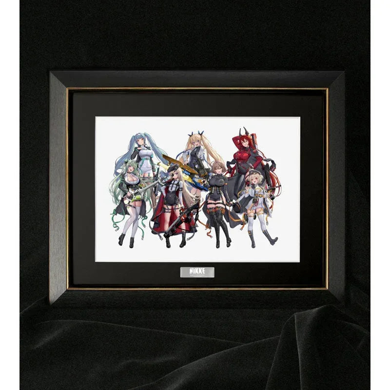 GODDESS OF VICTORY: NIKKE LOVECACAO Illustration Group Tactical Fashion Ver. Chara Fine Graph Character Fine Graph ACG Go Anime www.acg-go.com Anis, Art Decor, Guillotine, Laplace, Litter, Privaty, Red Hood, Soda