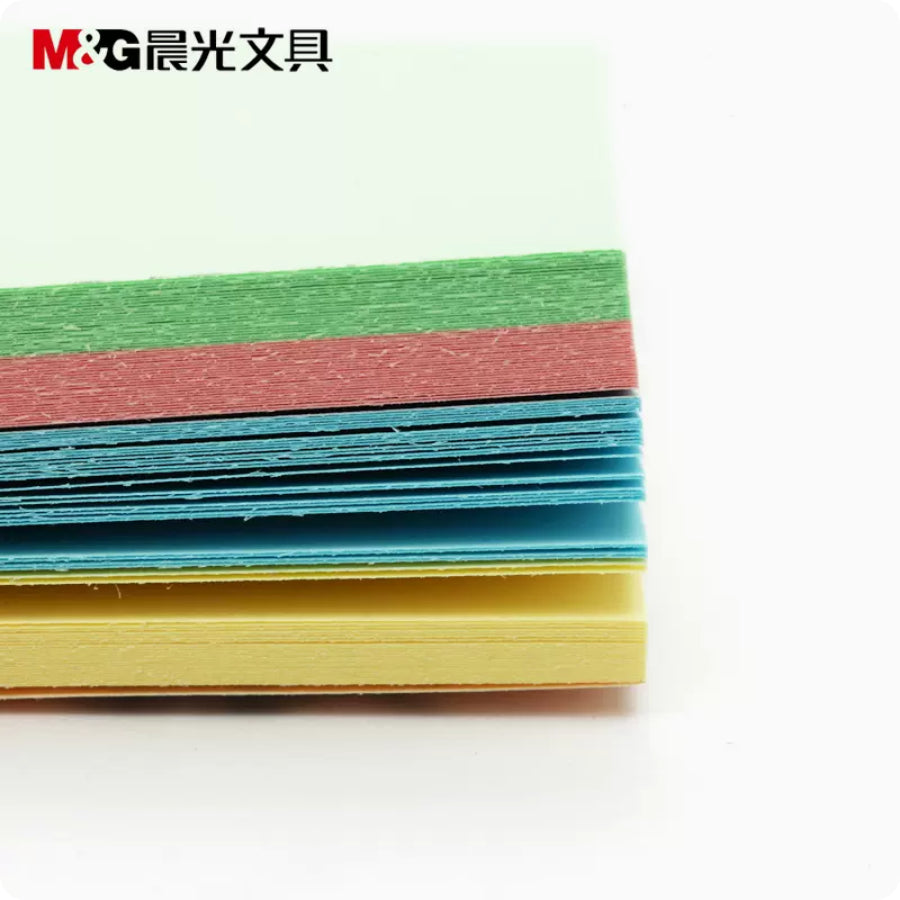 m g ys 10 4 colors sticky note 3x3inch 100sheets pad ACG GO