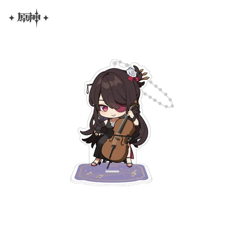 Genshin Impact Melodies of an Endless Journey Chibi Character Series Merch Stand / Beidou ACG Go Anime www.acg-go.com Badge, Barbara, Beidou, Diluc, Kaeya, Klee, Ningguang, Qiqi, Theme Artwork, Venti, Xiangling