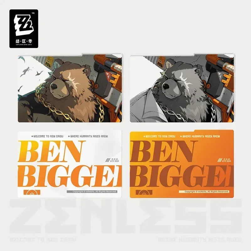 Zenless Zone Zero Mindscape Cinema Series Framed Acrylic Insert Set Belobog Heavy Industries Ben Bigger / Inserts only ACG Go Anime www.acg-go.com Anton Ivanov, Art Decor, Ben Bigger, Grace Howard, Koleda Belobog