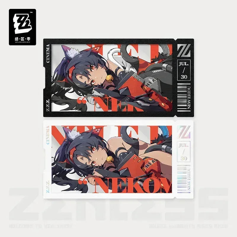 Zenless Zone Zero Mindscape Cinema Series Framed Collection Cardboard Set Cunning Hares Nekomiya Mana ACG Go Anime www.acg-go.com Anby Demara, Billy Kid, Cardboard, Nekomiya Mana, Nicole Demara