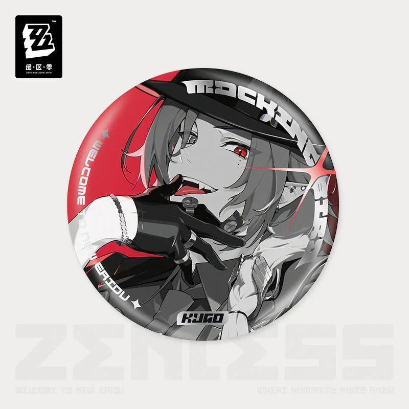 Mindscape Cinema Series Mockingbird Reflective Badge Zenless Zone Zero Hugo ACG Go Anime www.acg-go.com Badge, Hugo, Vivian