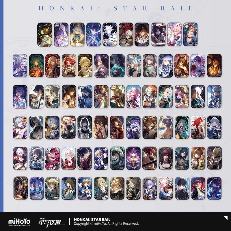 Light Cone Series Rectangular Tinplate Badge